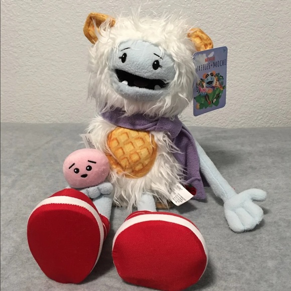 Netflix Toys Just Play Waffles Mochi Netflex Plush Poshmark
